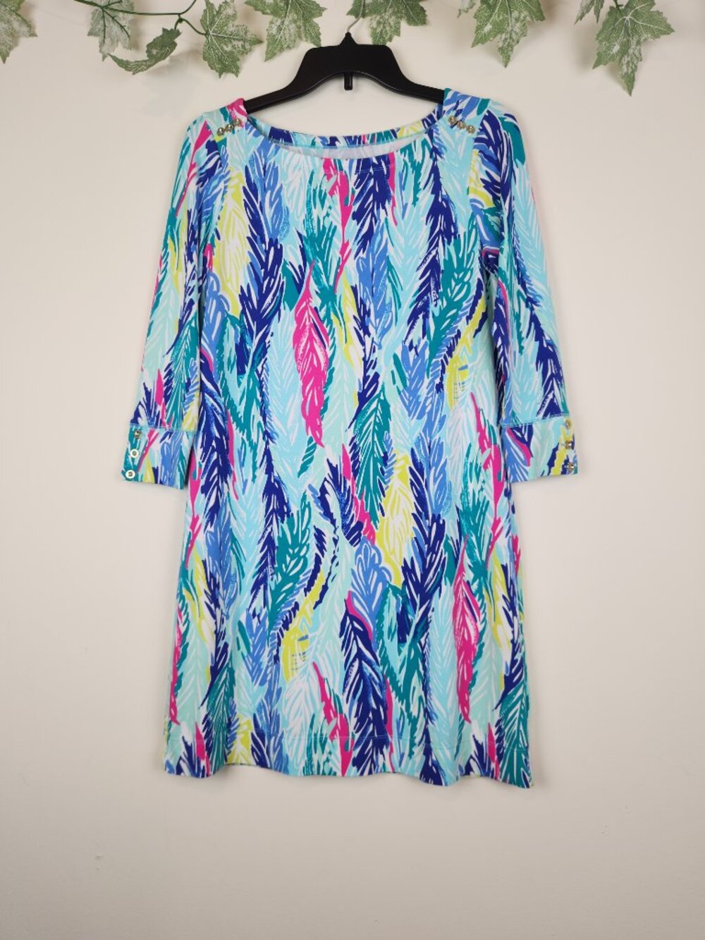 Lilly Pulitzer Size M Sophie Light As A Feather Colorful UPF 50 Southern Dress